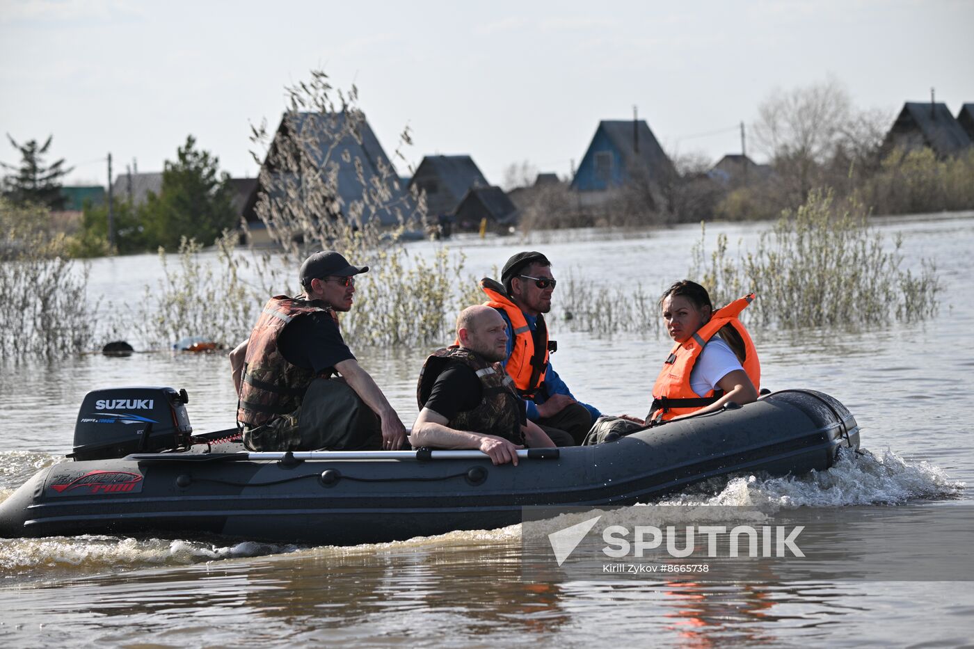 Russia Kurgan Floods