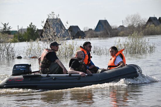 Russia Kurgan Floods