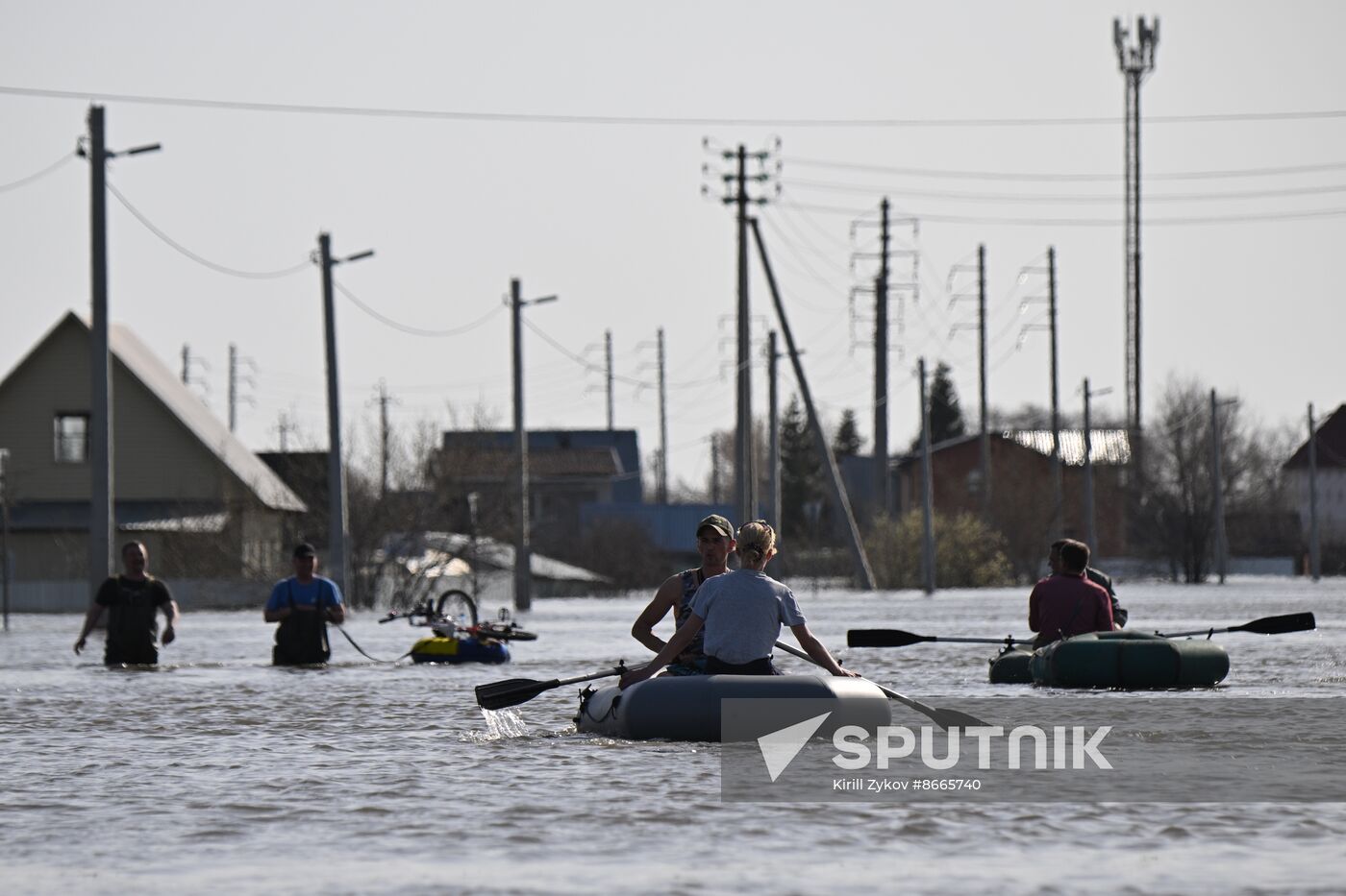 Russia Kurgan Floods