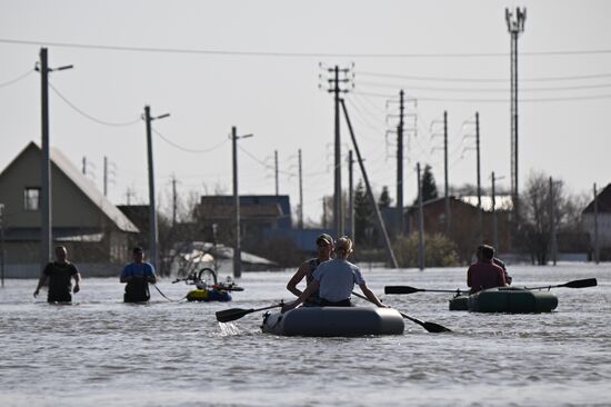 Russia Kurgan Floods