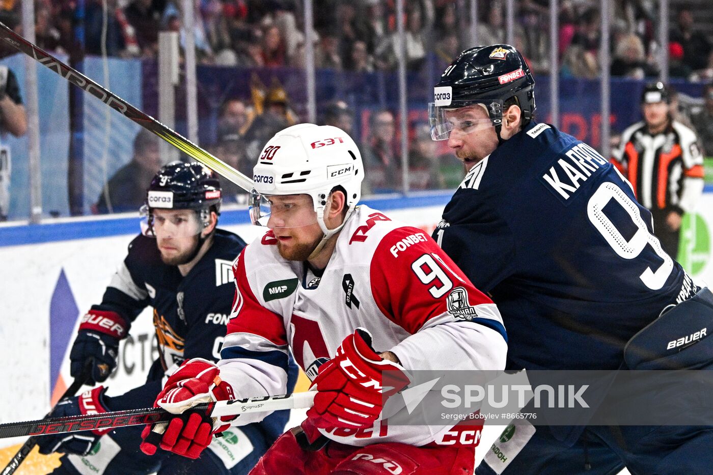 Russia Ice Hockey Kontinental League Metallurg - Lokomotiv