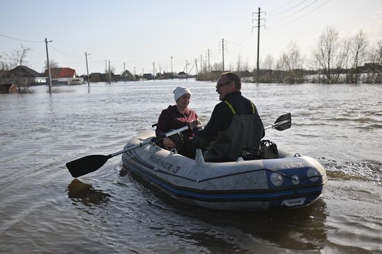 Russia Kurgan Floods