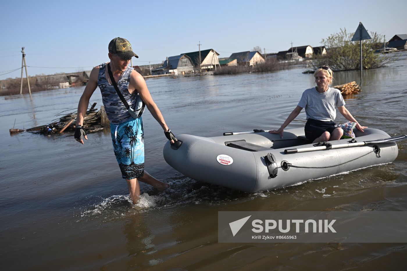 Russia Kurgan Floods