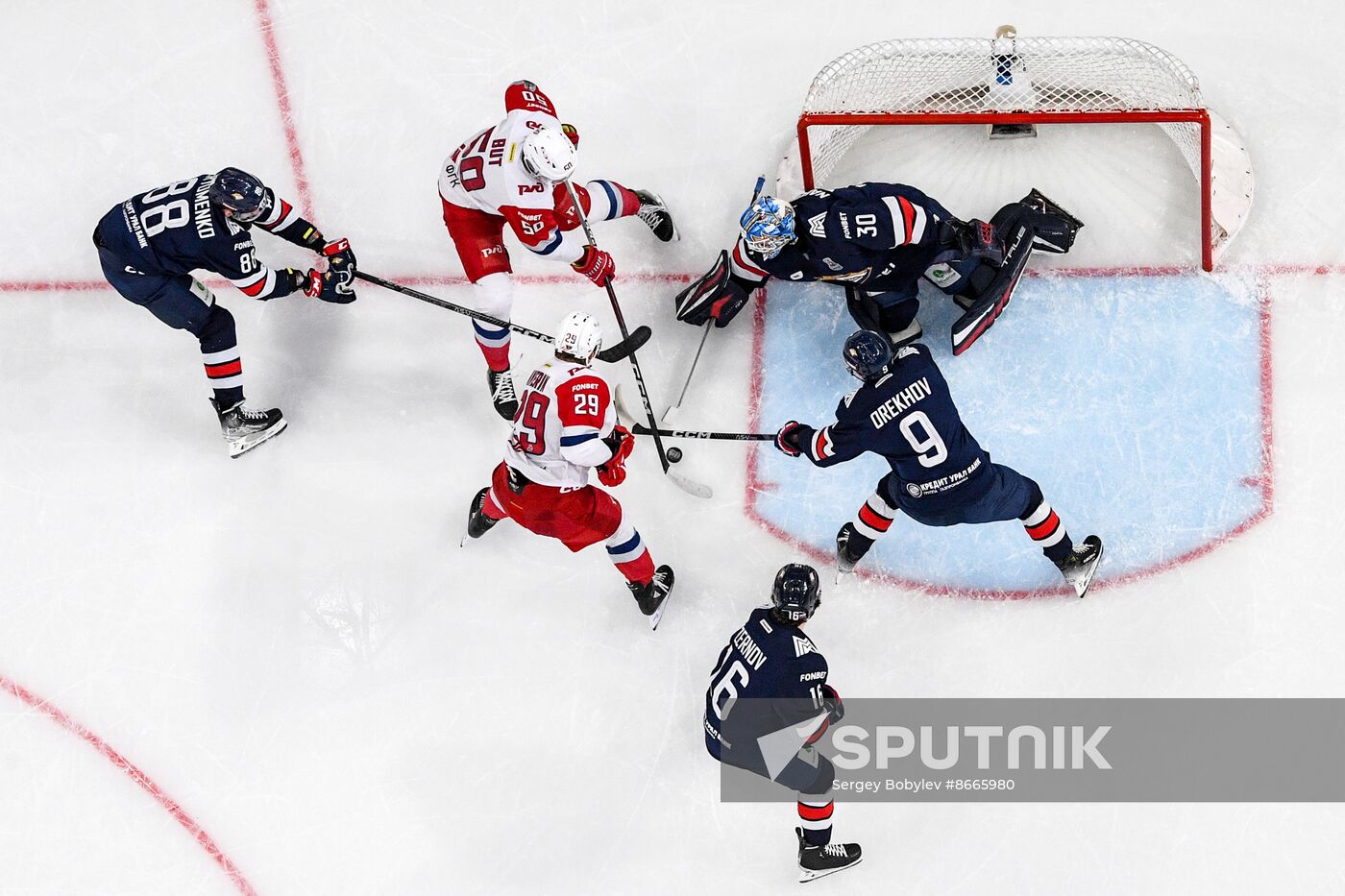 Russia Ice Hockey Kontinental League Metallurg - Lokomotiv