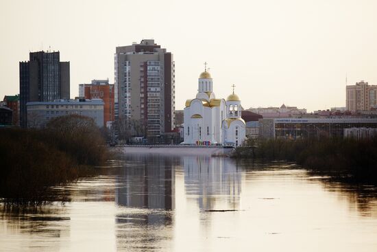 Russia Kurgan Floods