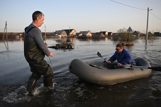 Russia Kurgan Floods