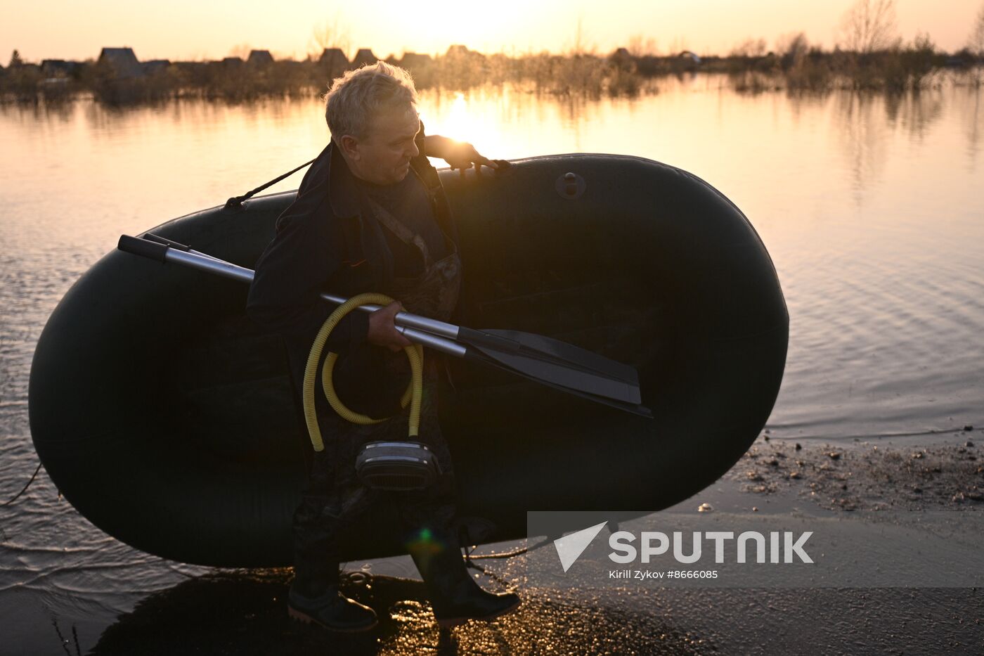 Russia Kurgan Floods