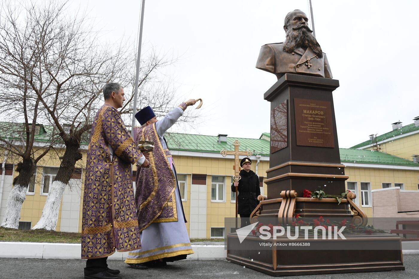 Russia Naval School Monument