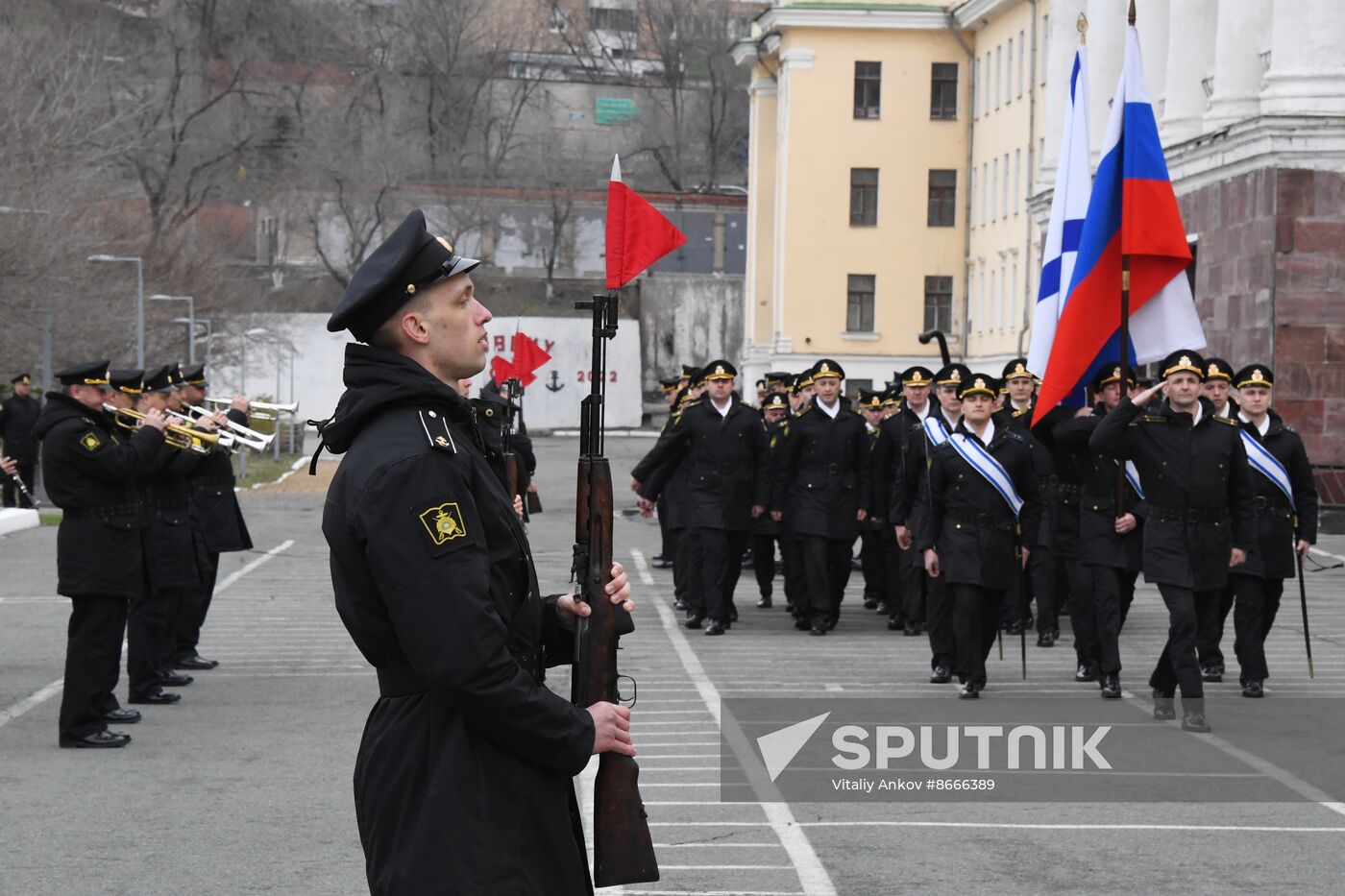 Russia Naval School Monument