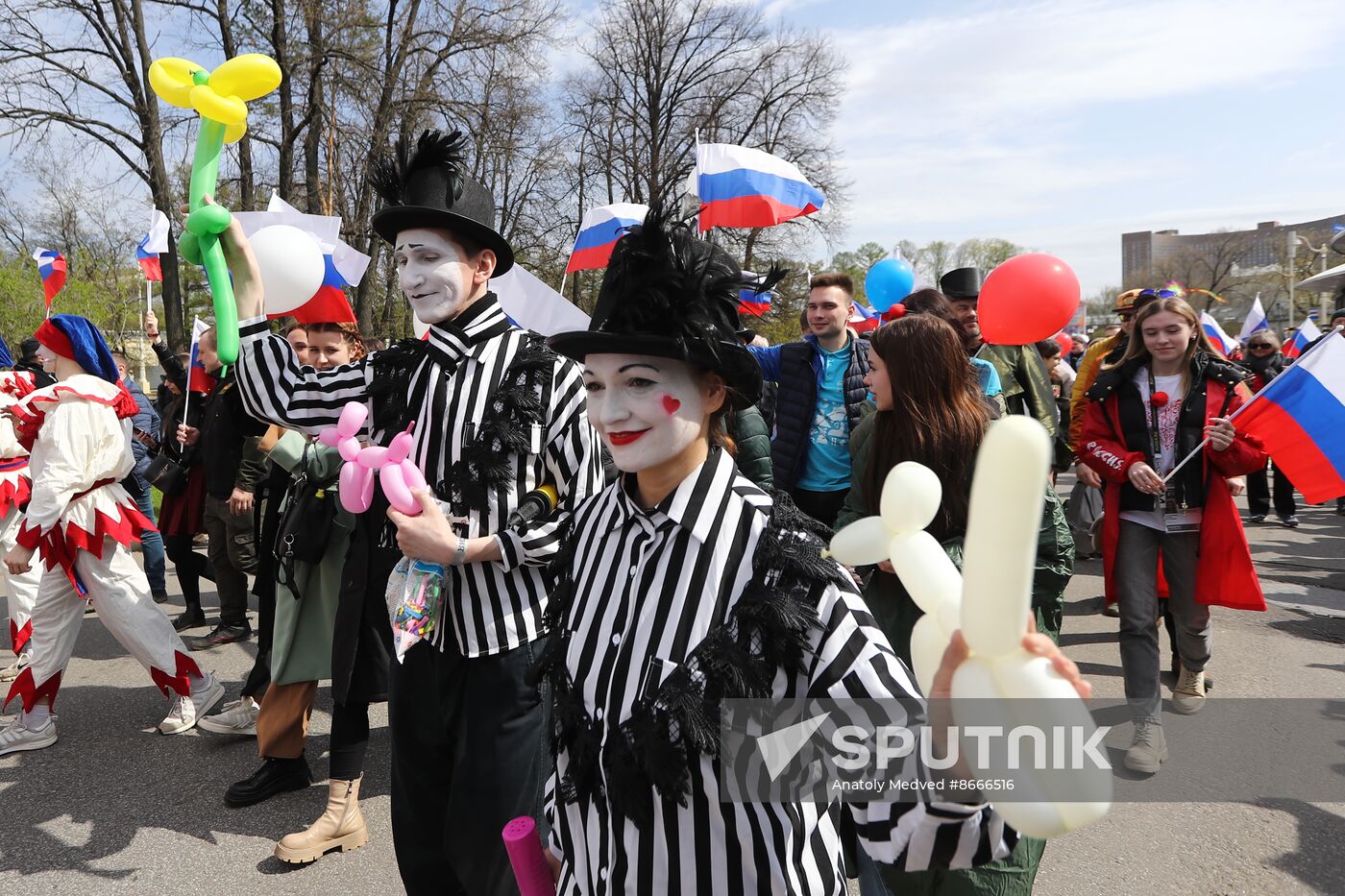 Russia EXPO. Circus Art March