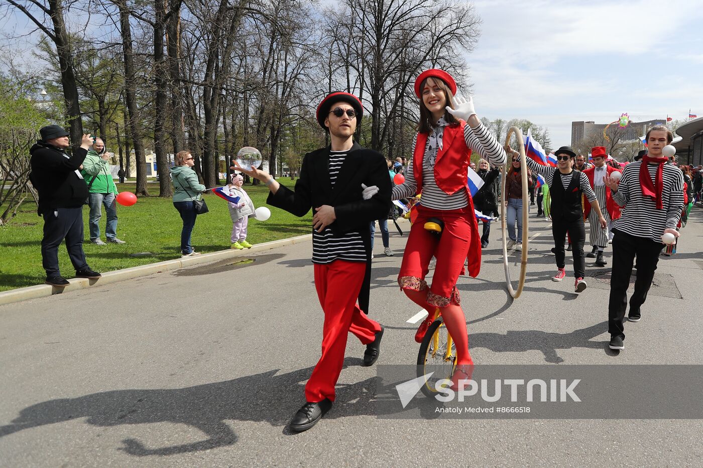 Russia EXPO. Circus Art March