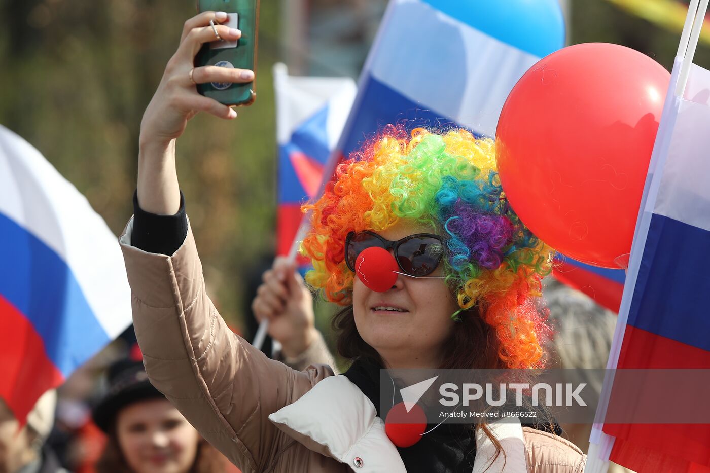 Russia EXPO. Circus Art March