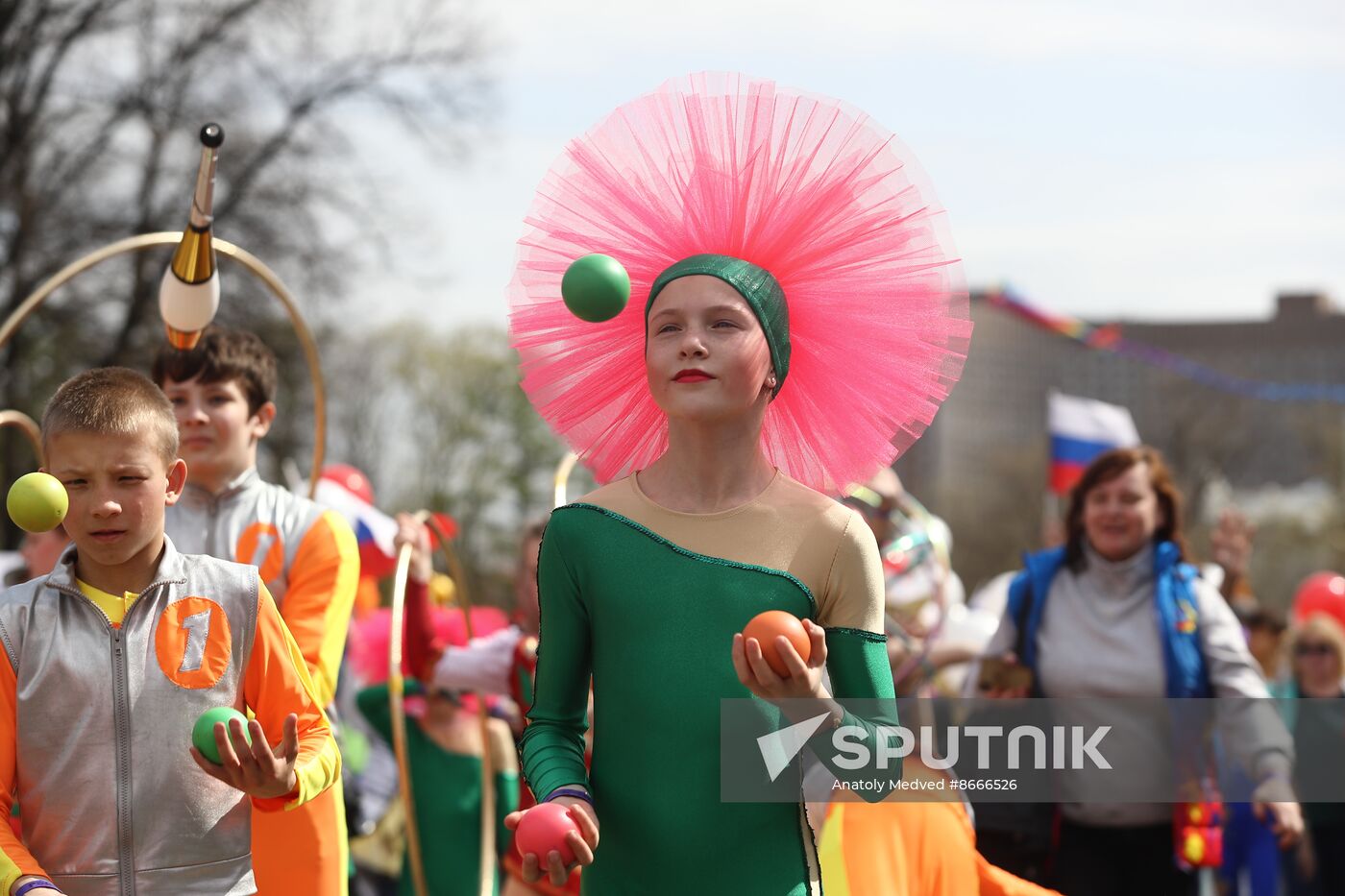 Russia EXPO. Circus Art March