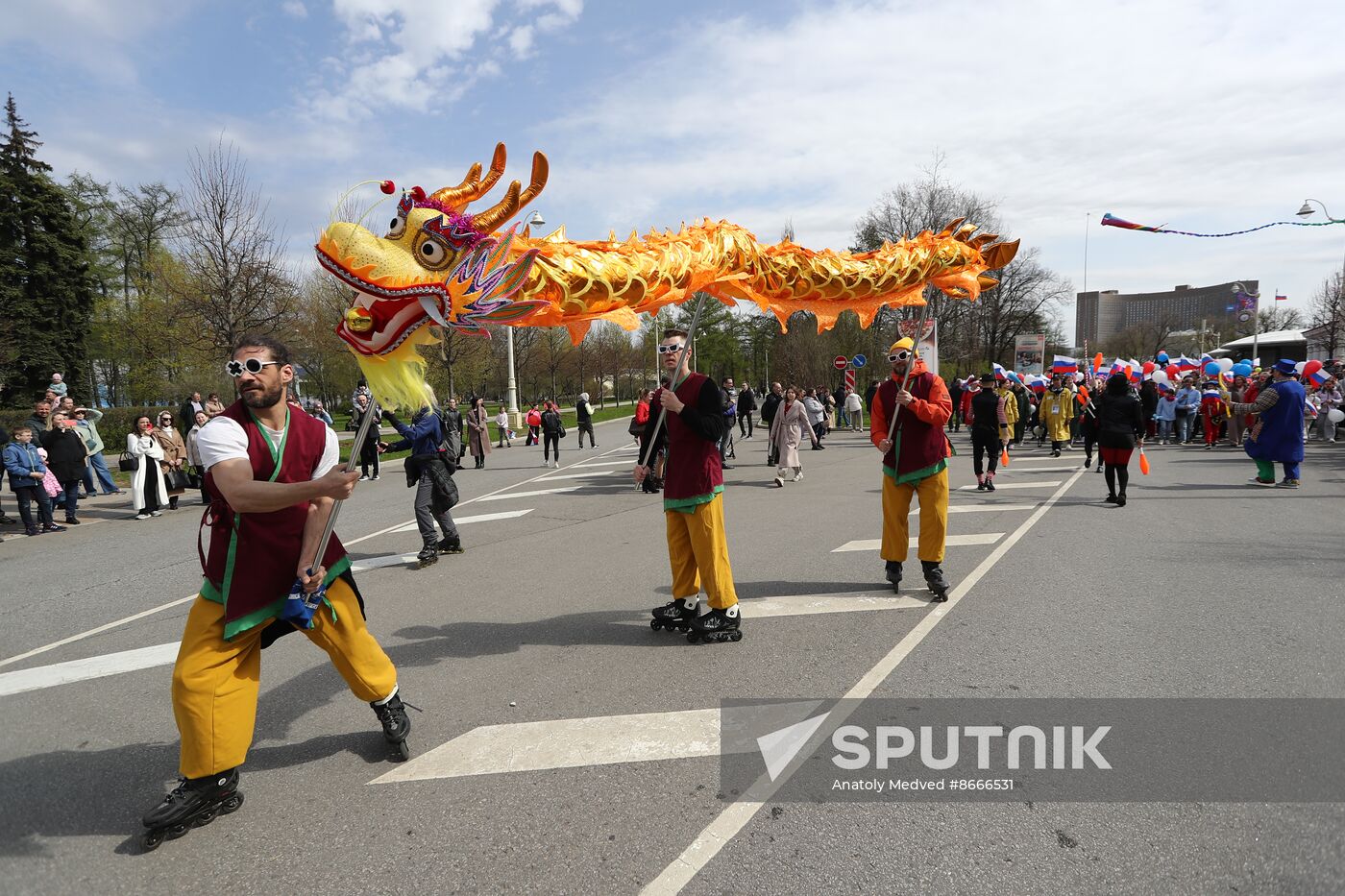 Russia EXPO. Circus Art March