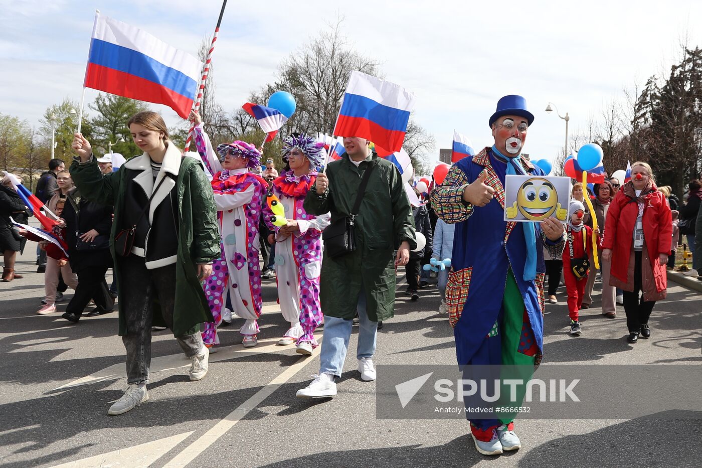 Russia EXPO. Circus Art March