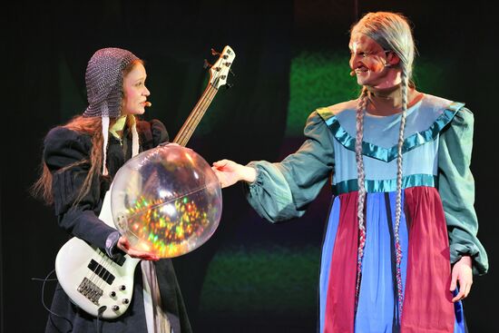 Russia EXPO. Performance for children Finist Bright Falcon
