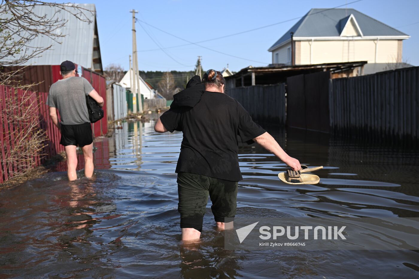 Russia Kurgan Floods