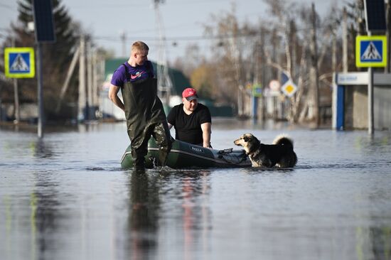 Russia Kurgan Floods