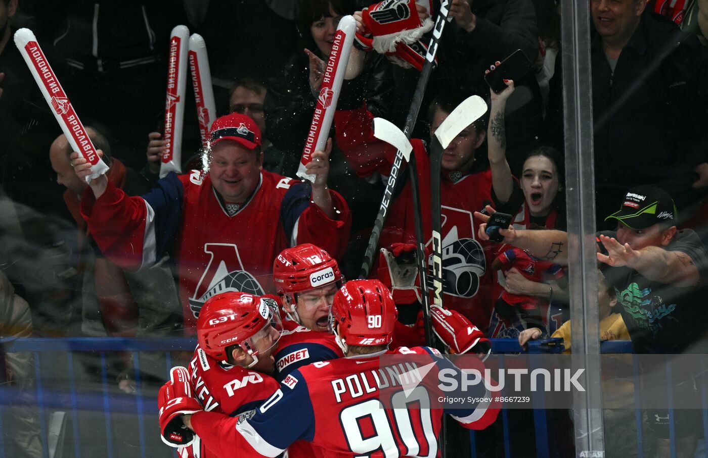 Russia Ice Hockey Kontinental League Lokomotiv - Metallurg