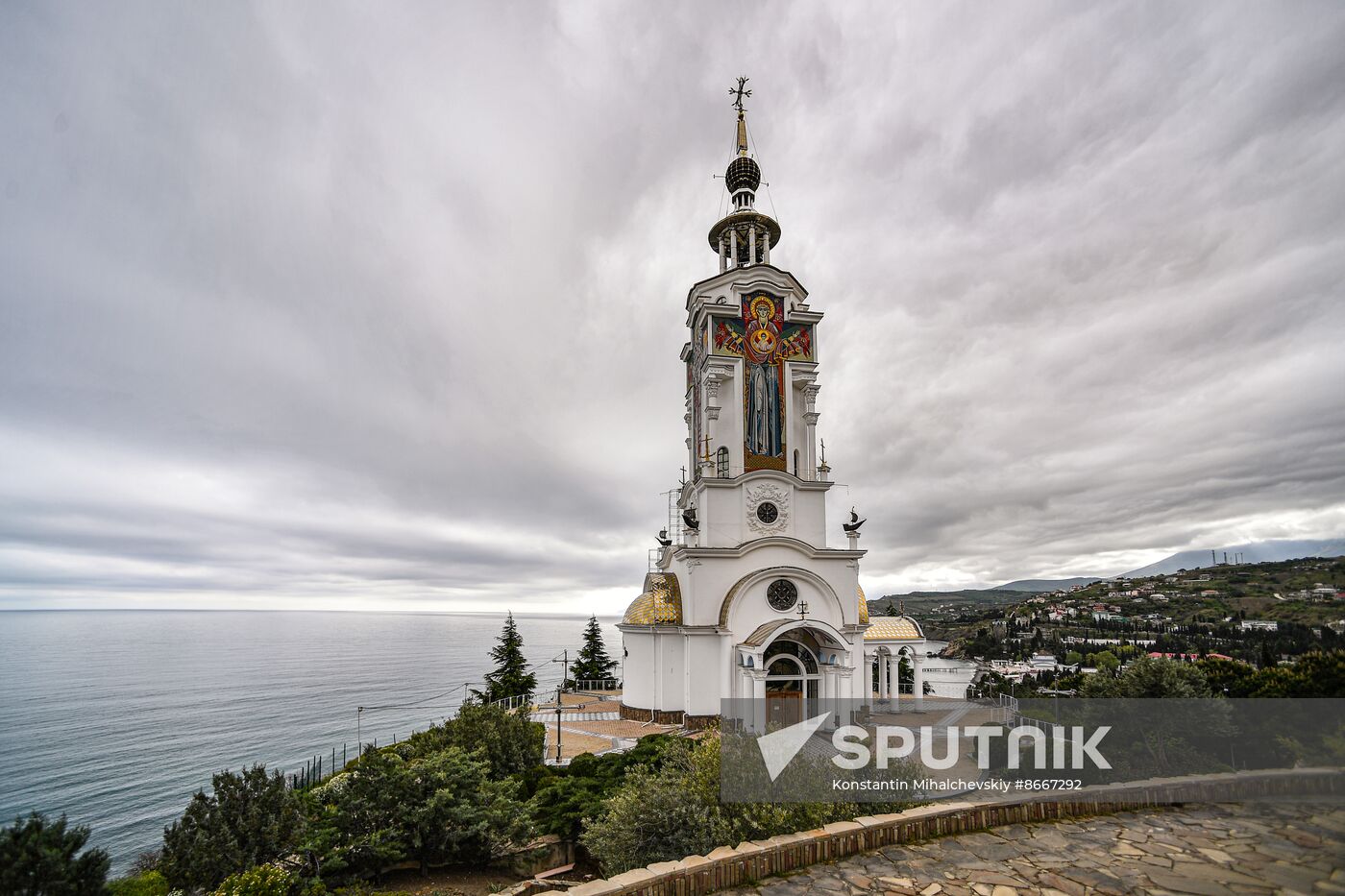 Russia Crimea Lighthouse Cathedral