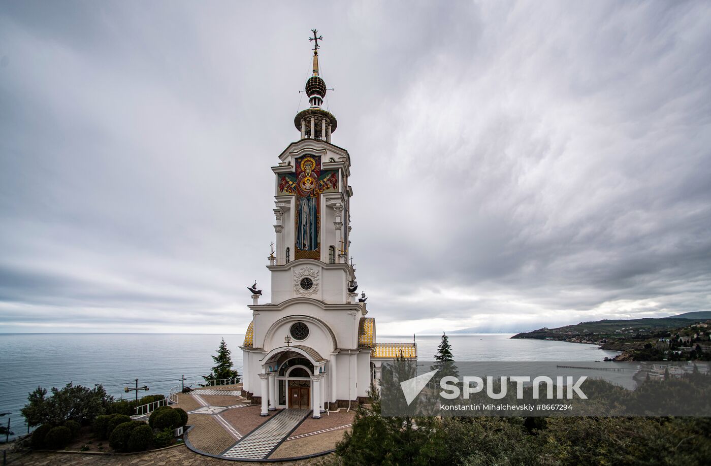 Russia Crimea Lighthouse Cathedral