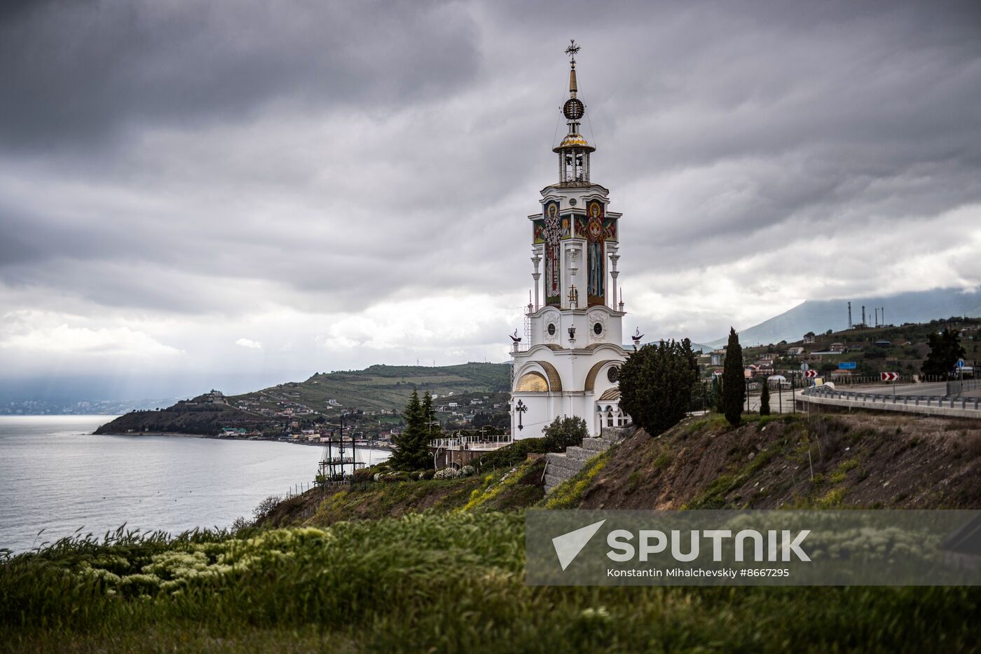 Russia Crimea Lighthouse Cathedral