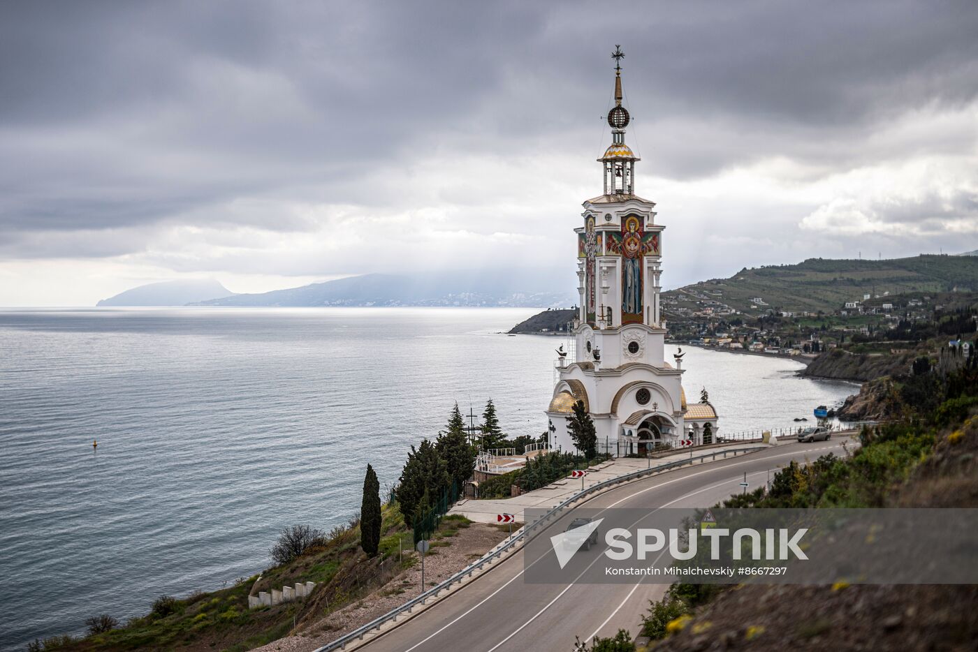 Russia Crimea Lighthouse Cathedral