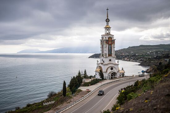 Russia Crimea Lighthouse Cathedral