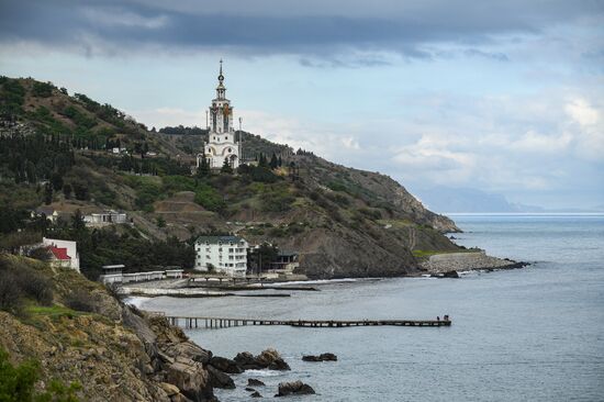 Russia Crimea Lighthouse Cathedral
