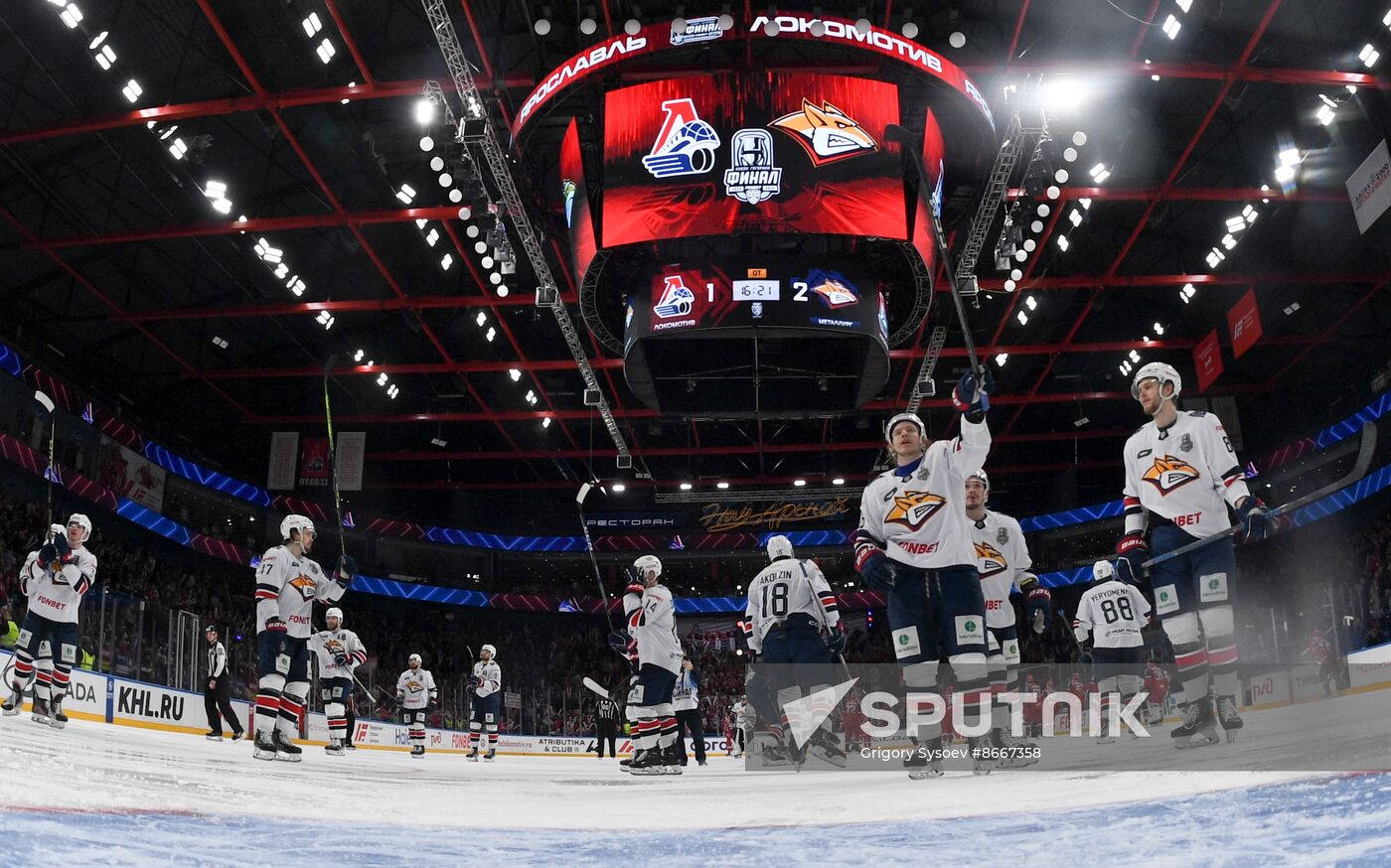 Russia Ice Hockey Kontinental League Lokomotiv - Metallurg