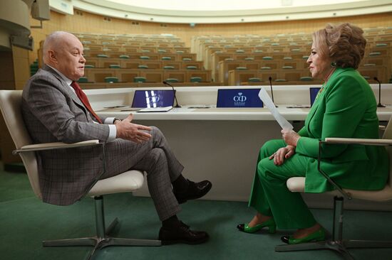 Russia Federation Council Speaker Interview