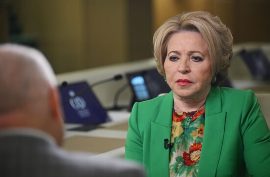 Russia Federation Council Speaker Interview