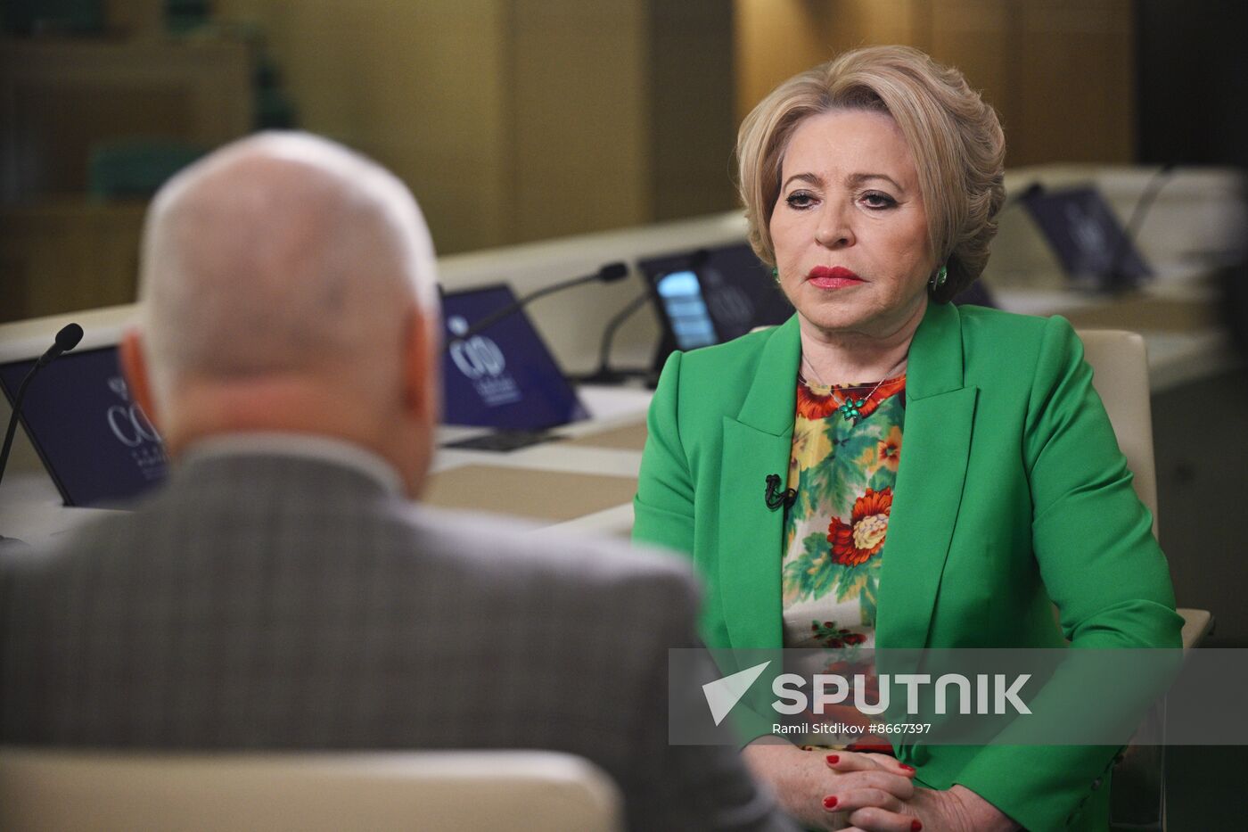 Russia Federation Council Speaker Interview