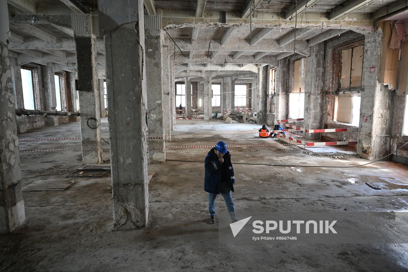 Russia Moscow Central Telegraph Renovation