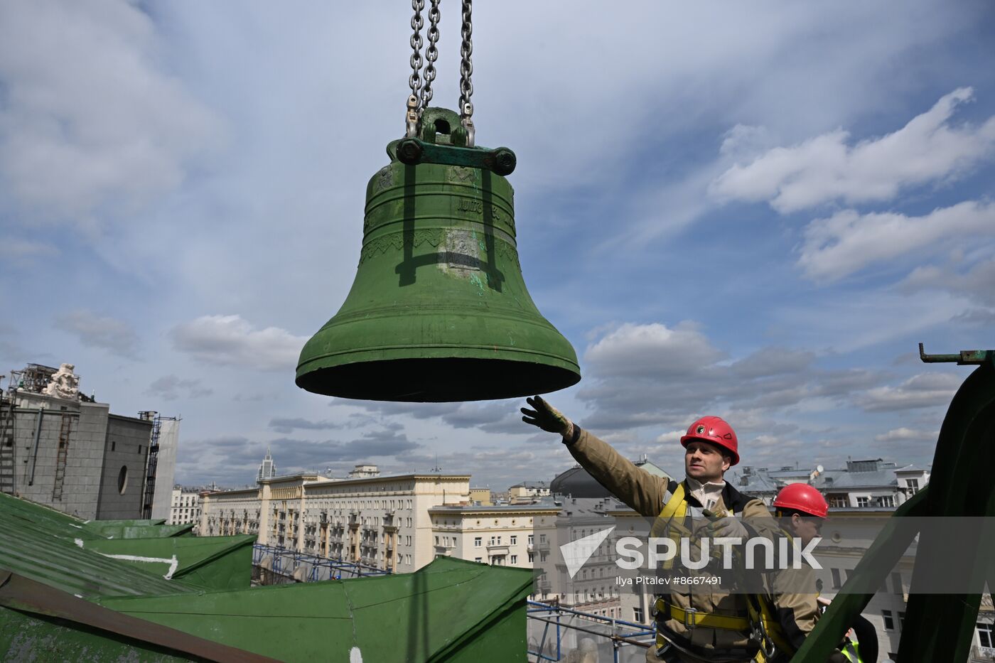 Russia Moscow Central Telegraph Renovation
