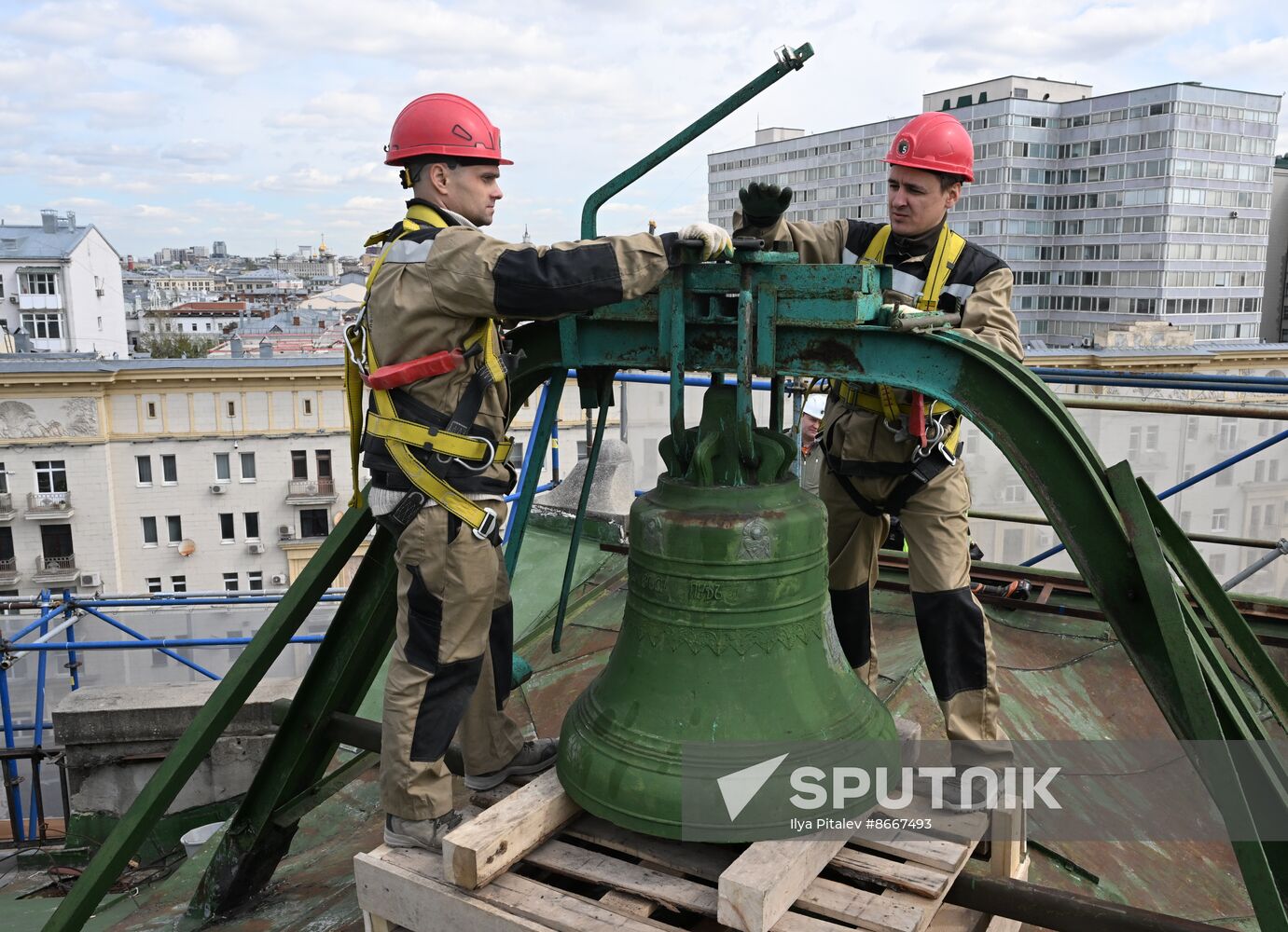 Russia Moscow Central Telegraph Renovation