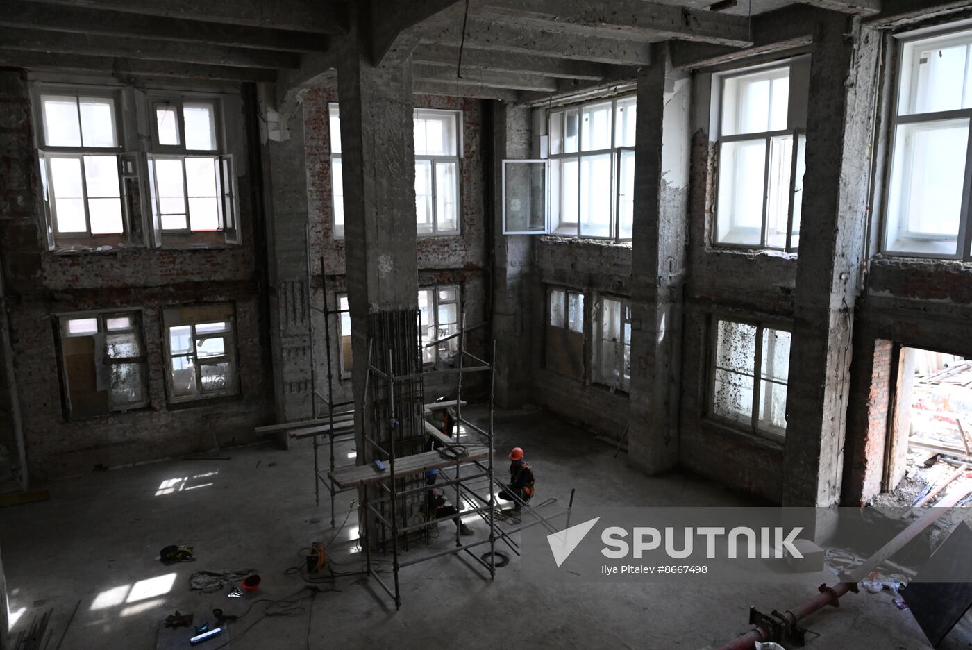 Russia Moscow Central Telegraph Renovation