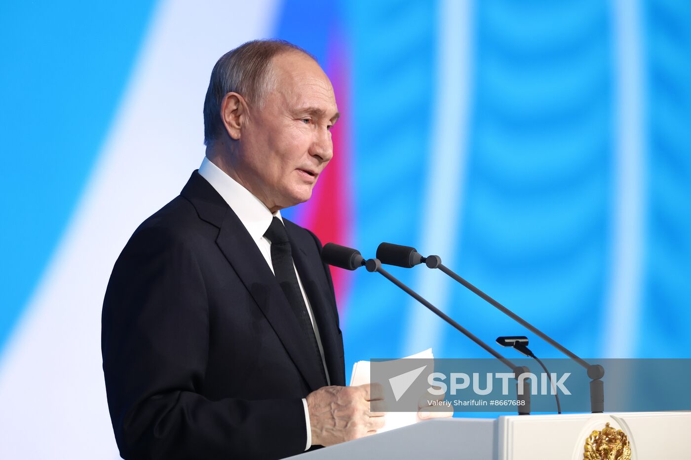 Russia Putin BAM Construction Launch Anniversary
