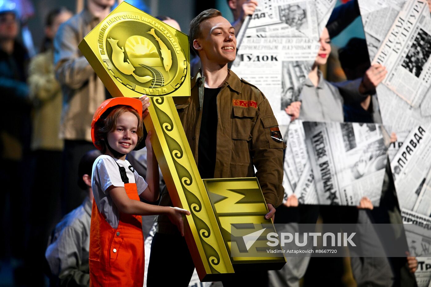Russia Putin BAM Construction Launch Anniversary