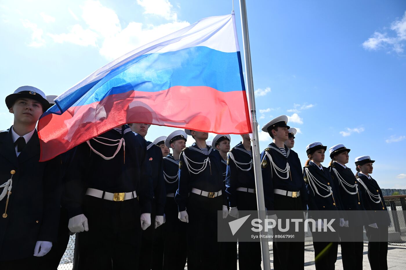 Russia Spring Season River Navigation