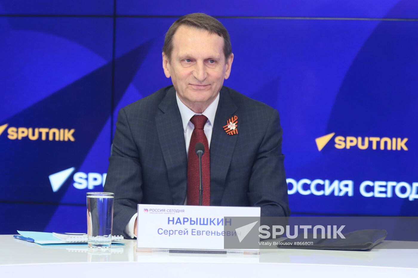 Russia St George's Ribbon Campaign News Conference