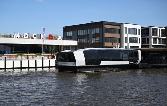Russia Spring Season River Navigation