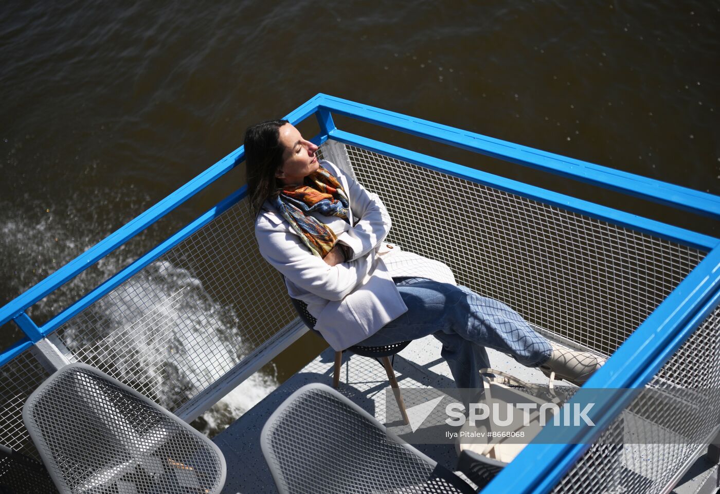 Russia Spring Season River Navigation