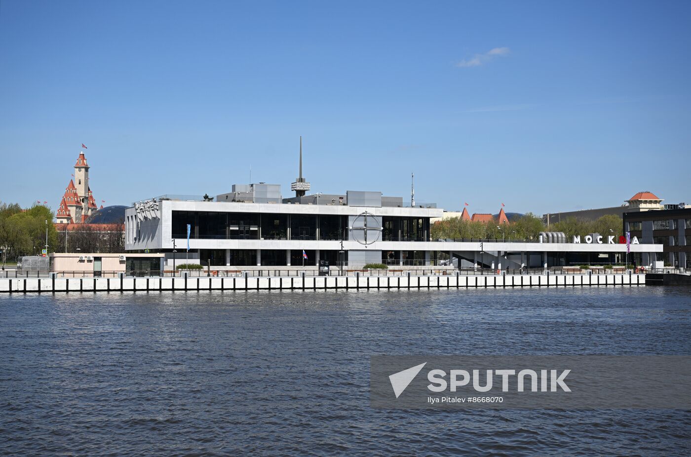 Russia Spring Season River Navigation