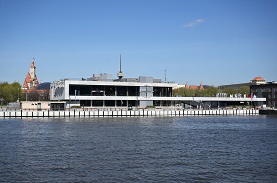 Russia Spring Season River Navigation