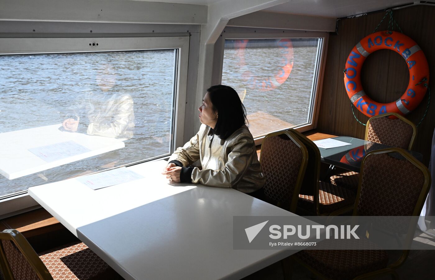 Russia Spring Season River Navigation