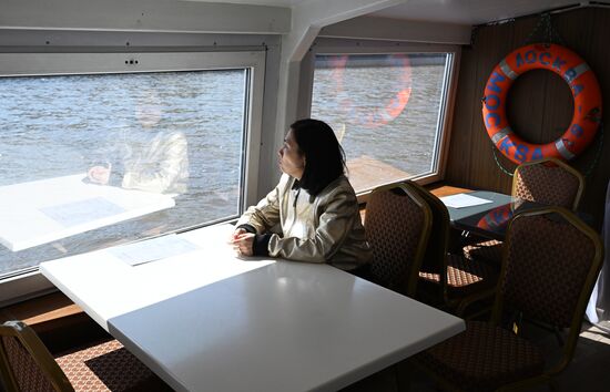 Russia Spring Season River Navigation