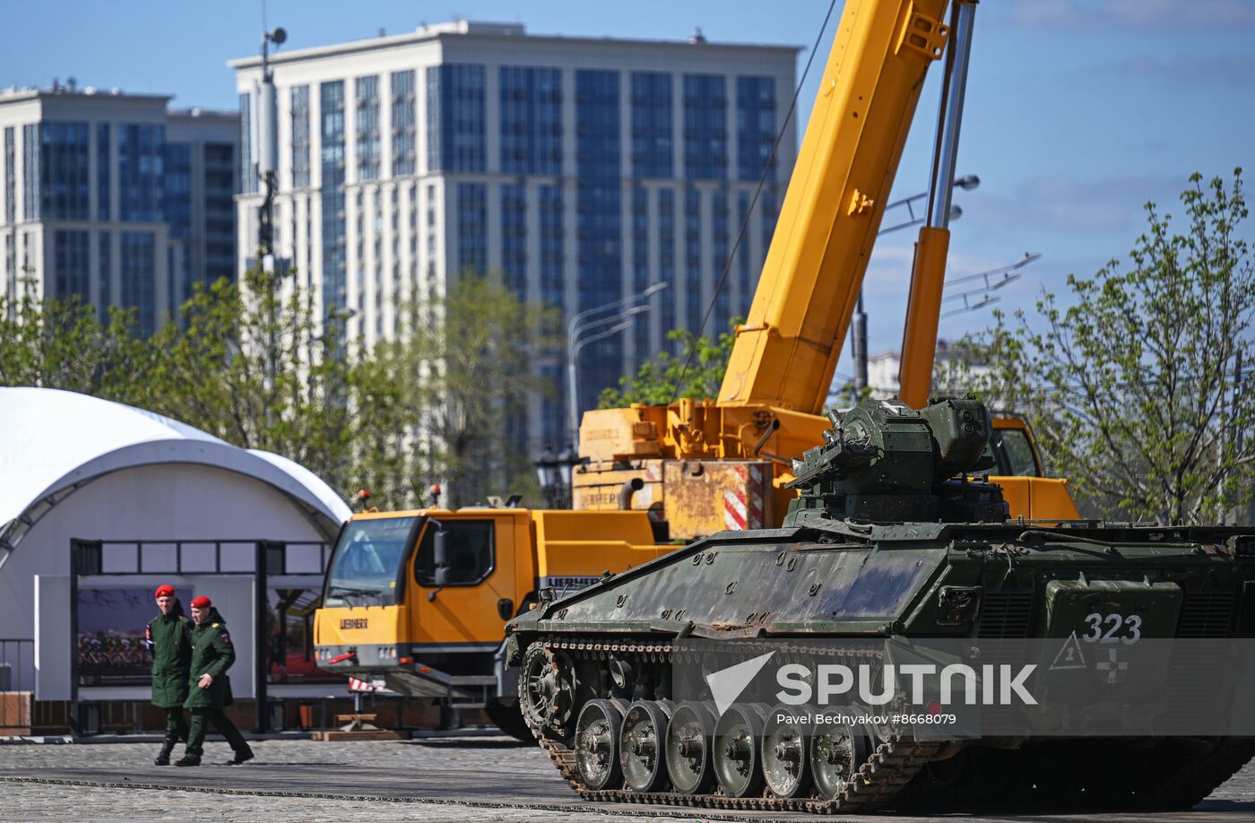 Russia Ukraine Captured Military Equipment Exhibition