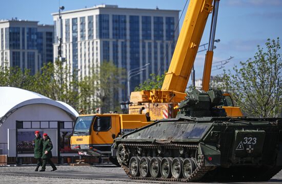 Russia Ukraine Captured Military Equipment Exhibition