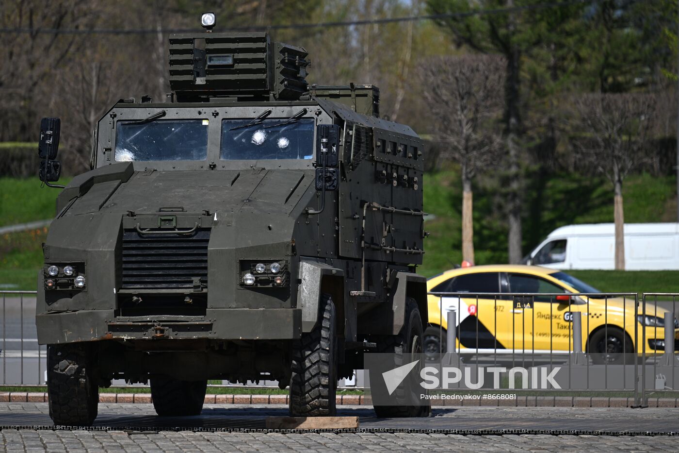 Russia Ukraine Captured Military Equipment Exhibition